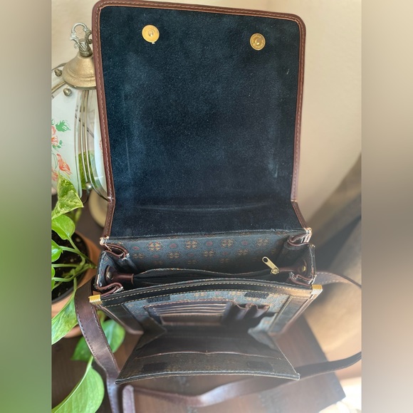 Vintage Ralph Lauren Women's Leather Briefcase Style Crossbody Bag. Rare&unique - Picture 9 of 16